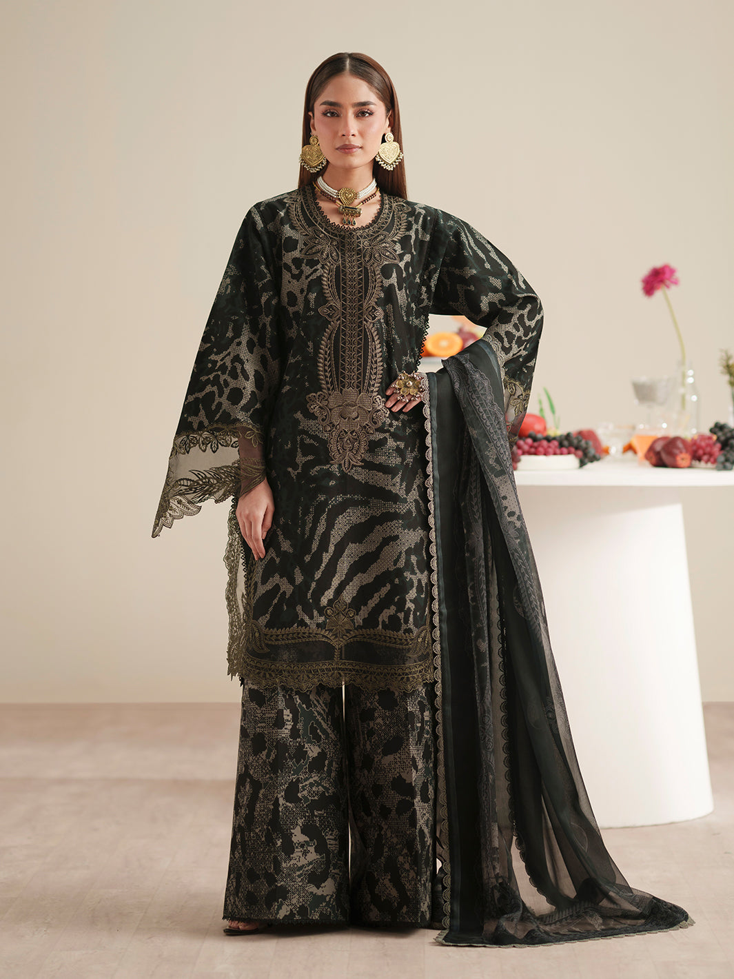 Bin Ilyas | Jojo Summer '26 | 82A | 3 PC Lawn - House Of Hania