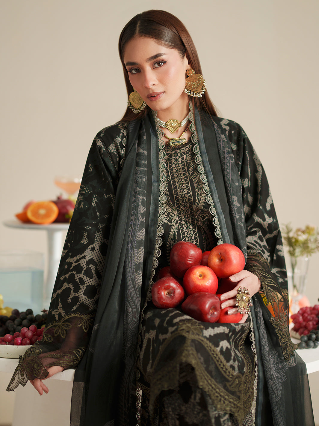 Bin Ilyas | Jojo Summer '26 | 82A | 3 PC Lawn - House Of Hania