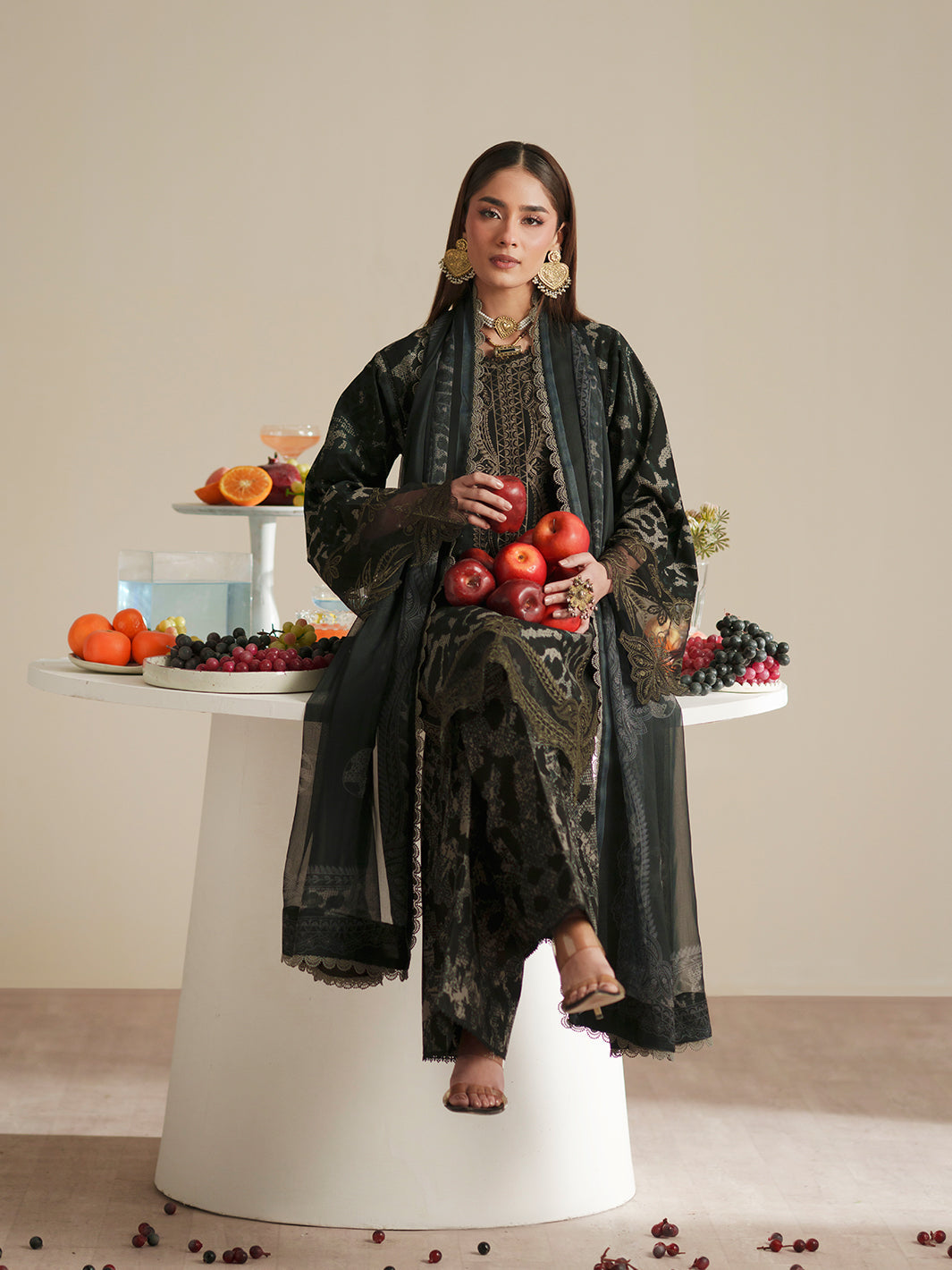 Bin Ilyas | Jojo Summer '26 | 82A | 3 PC Lawn - House Of Hania
