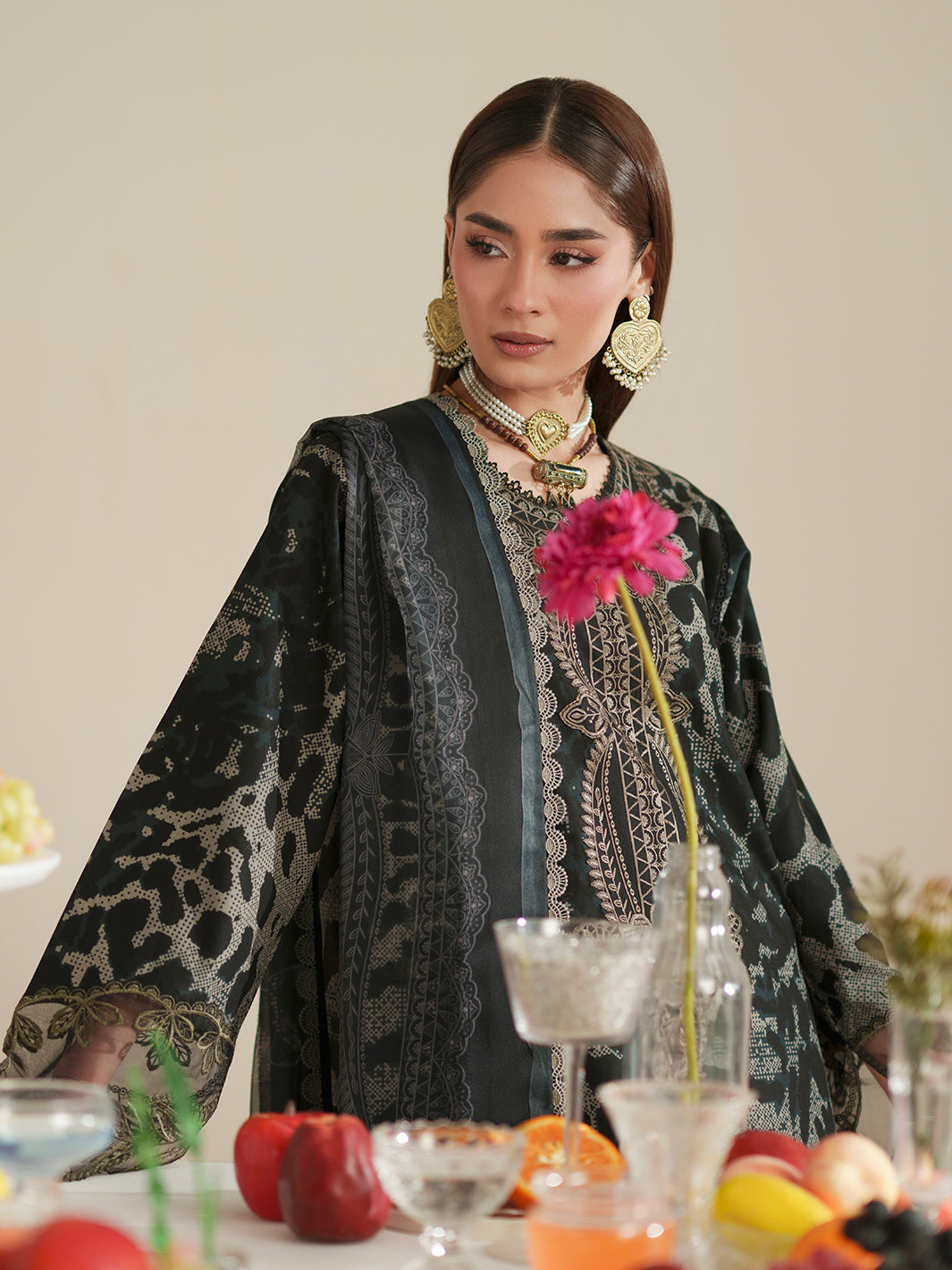 Bin Ilyas | Jojo Summer '26 | 82A | 3 PC Lawn - House Of Hania