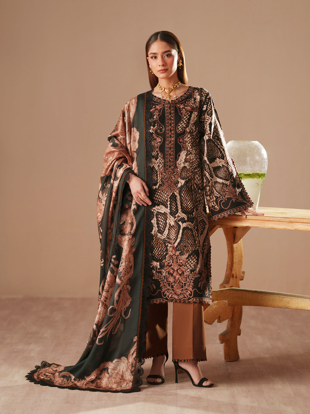 Bin Ilyas | Jojo Summer '26 | 83A | 3 PC Lawn - House Of Hania