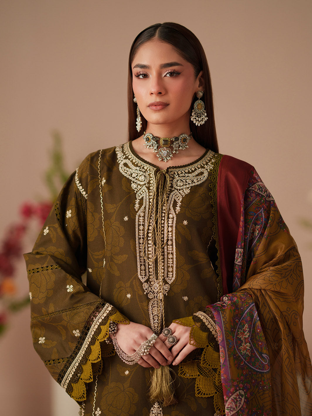 Bin Ilyas | Jojo Summer '26 | 84A | 3 PC Lawn - House Of Hania