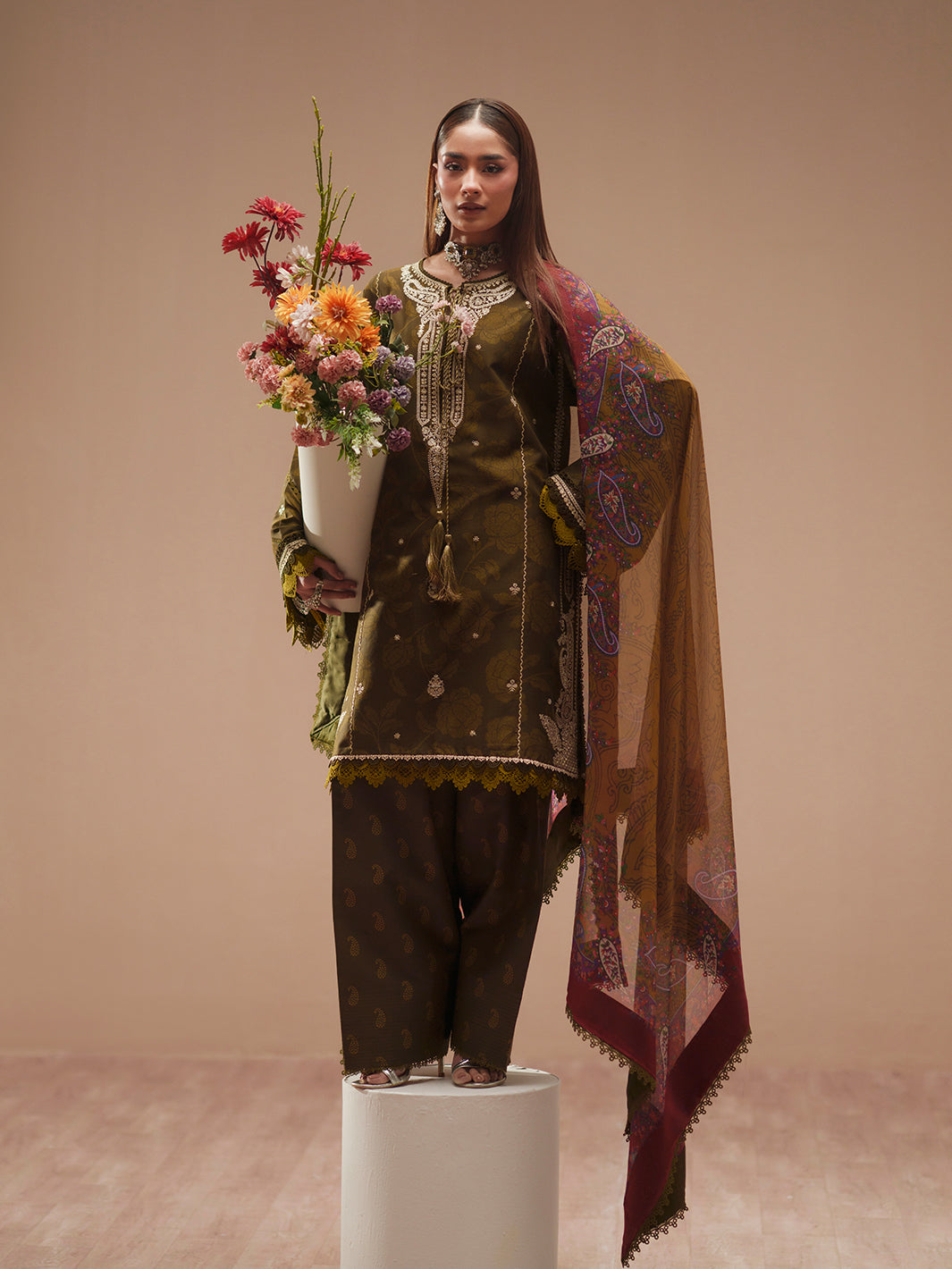 Bin Ilyas | Jojo Summer '26 | 84A | 3 PC Lawn - House Of Hania