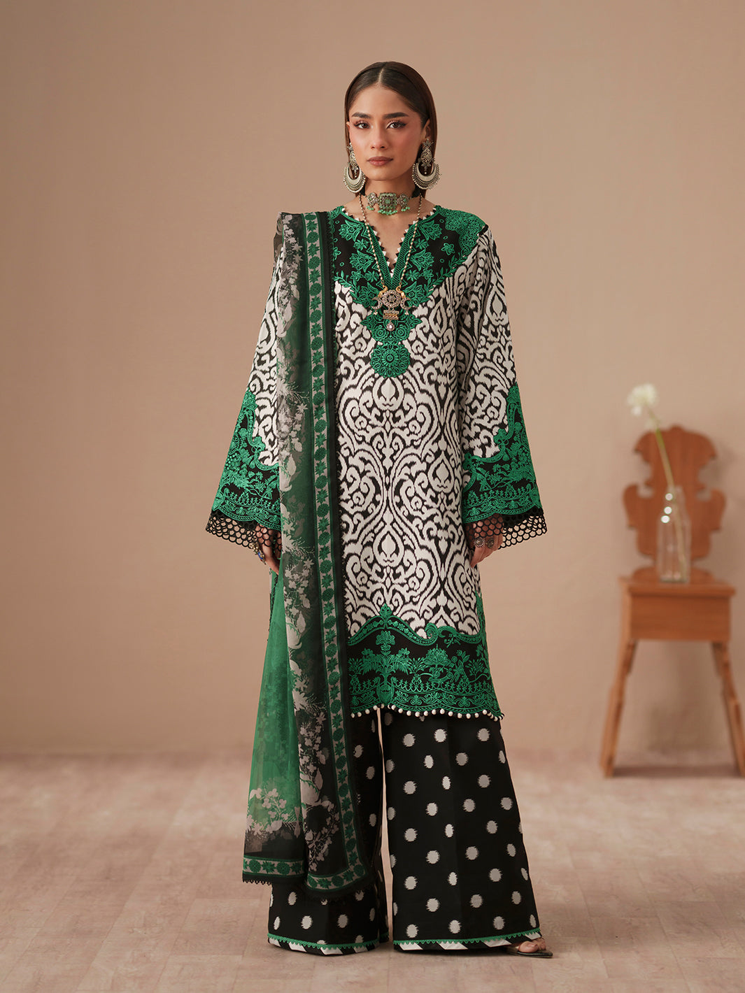 Bin Ilyas | Jojo Summer '26 | 85A | 3 PC Lawn - House Of Hania