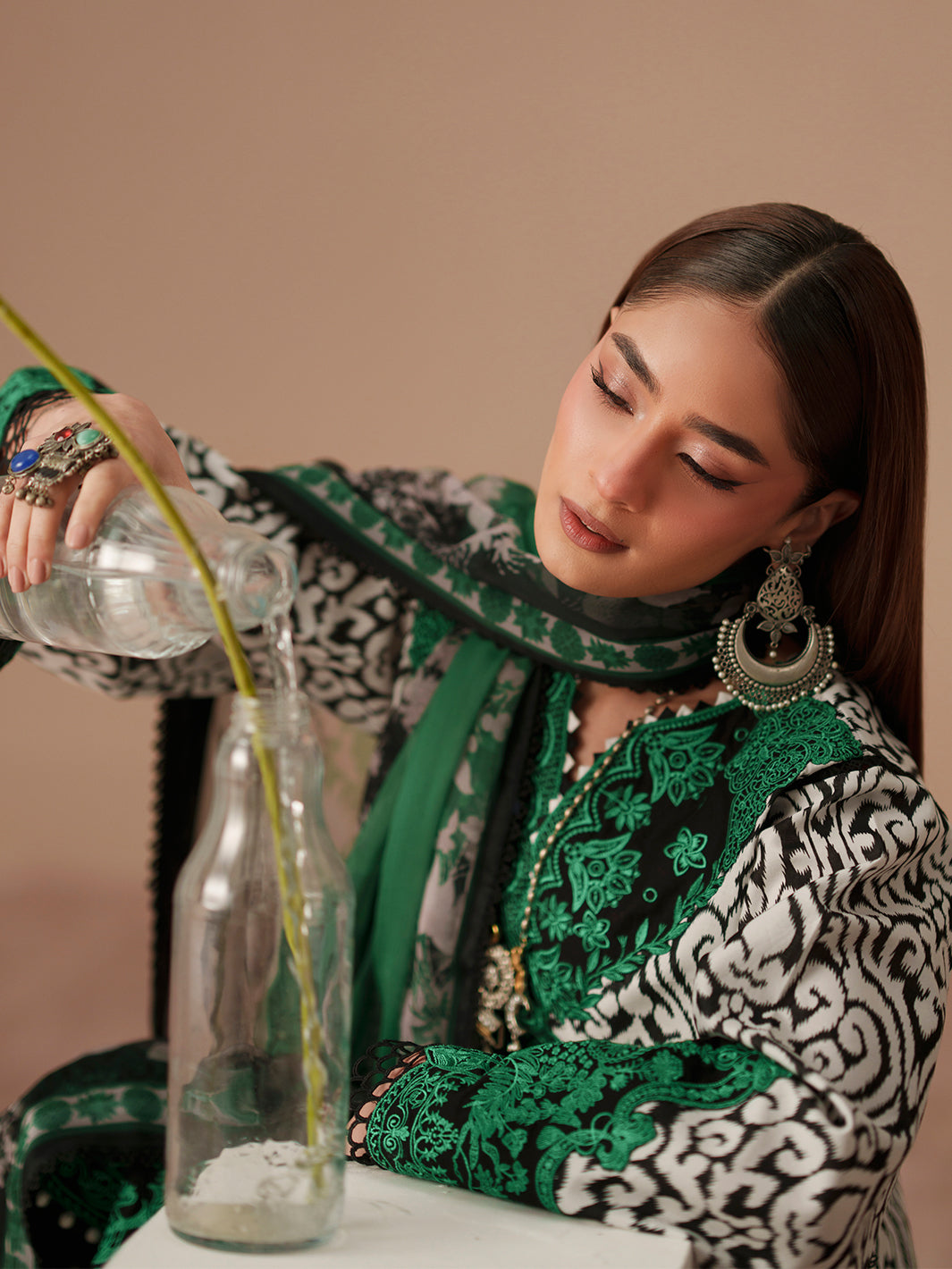 Bin Ilyas | Jojo Summer '26 | 85A | 3 PC Lawn - House Of Hania
