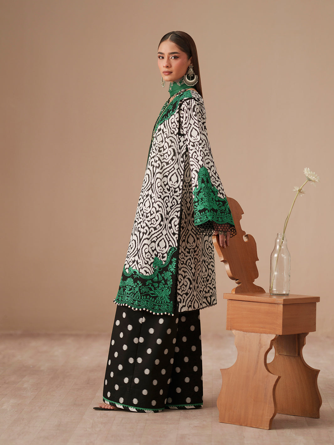 Bin Ilyas | Jojo Summer '26 | 85A | 3 PC Lawn - House Of Hania