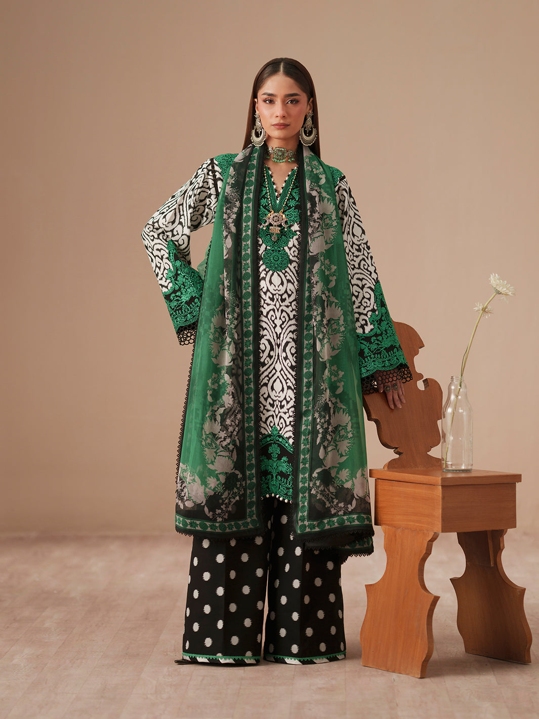 Bin Ilyas | Jojo Summer '26 | 85A | 3 PC Lawn - House Of Hania