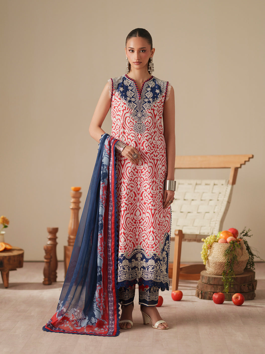 Bin Ilyas | Jojo Summer '26 | 85B | 3 PC Lawn - House Of Hania