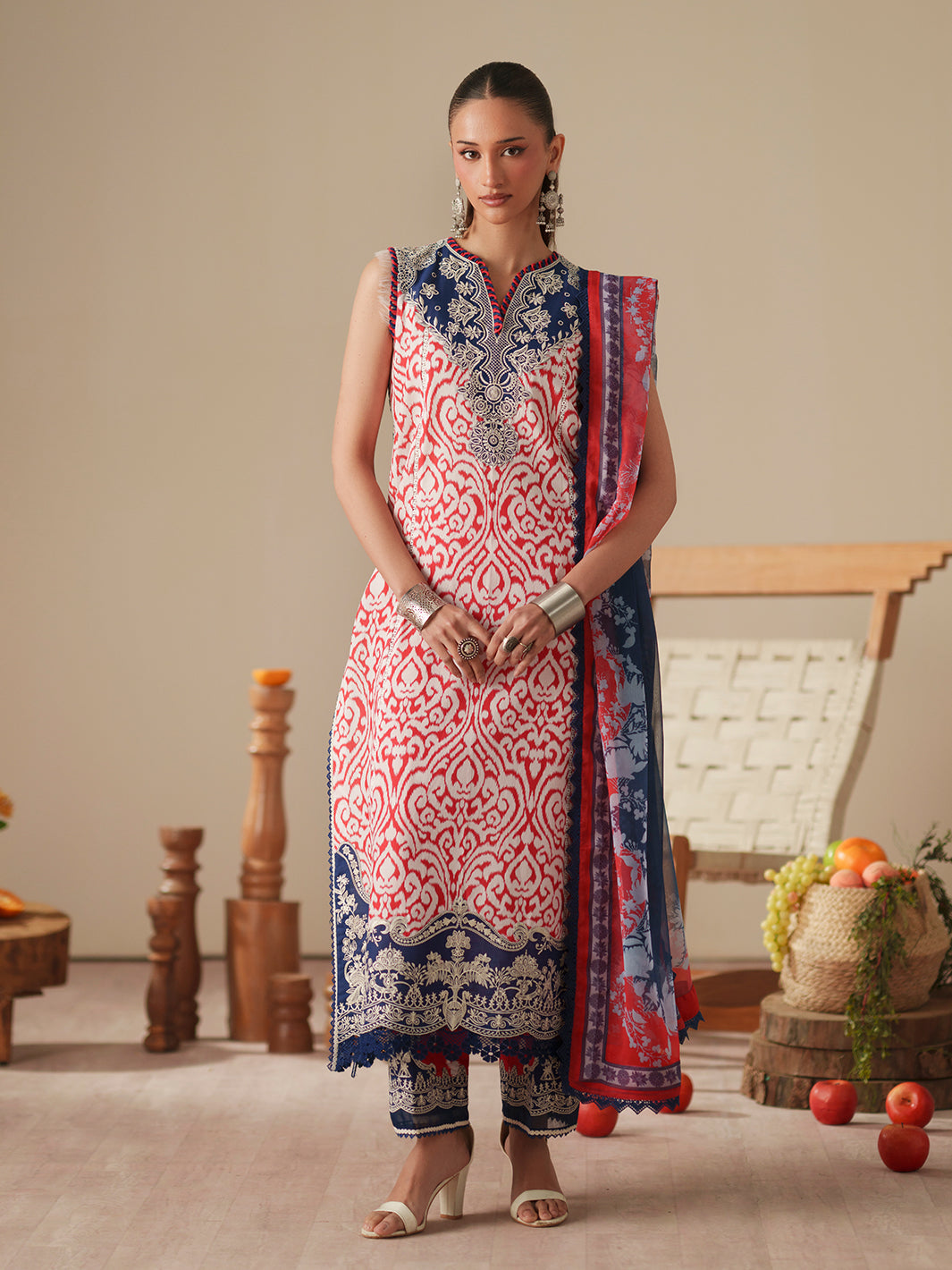 Bin Ilyas | Jojo Summer '26 | 85B | 3 PC Lawn - House Of Hania