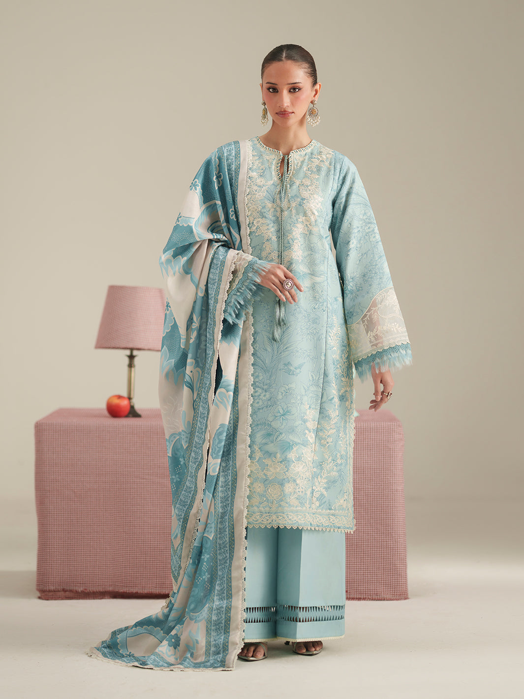 Bin Ilyas | Jojo Summer '26 | 86A | 3 PC Lawn - House Of Hania