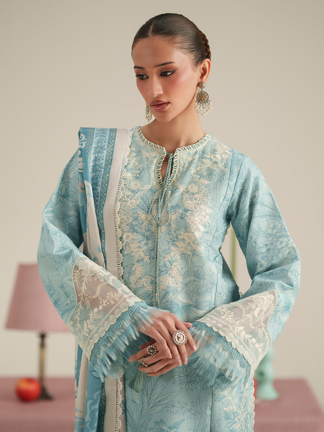Bin Ilyas | Jojo Summer '26 | 86A | 3 PC Lawn - House Of Hania