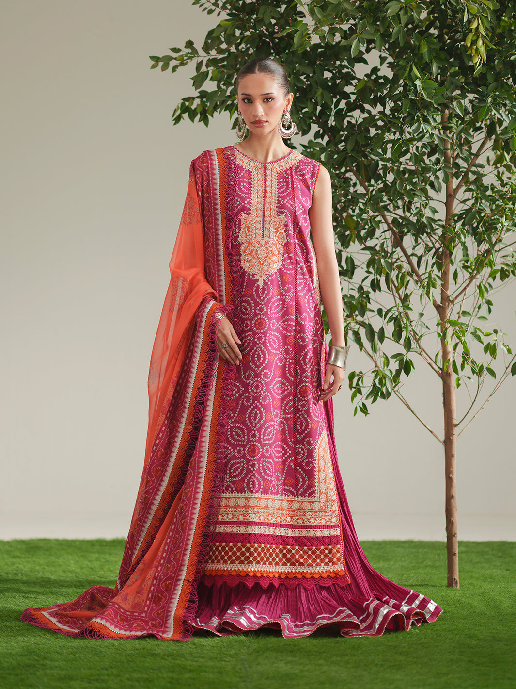 Bin Ilyas | Jojo Summer '26 | 87A | 3 PC Lawn - House Of Hania