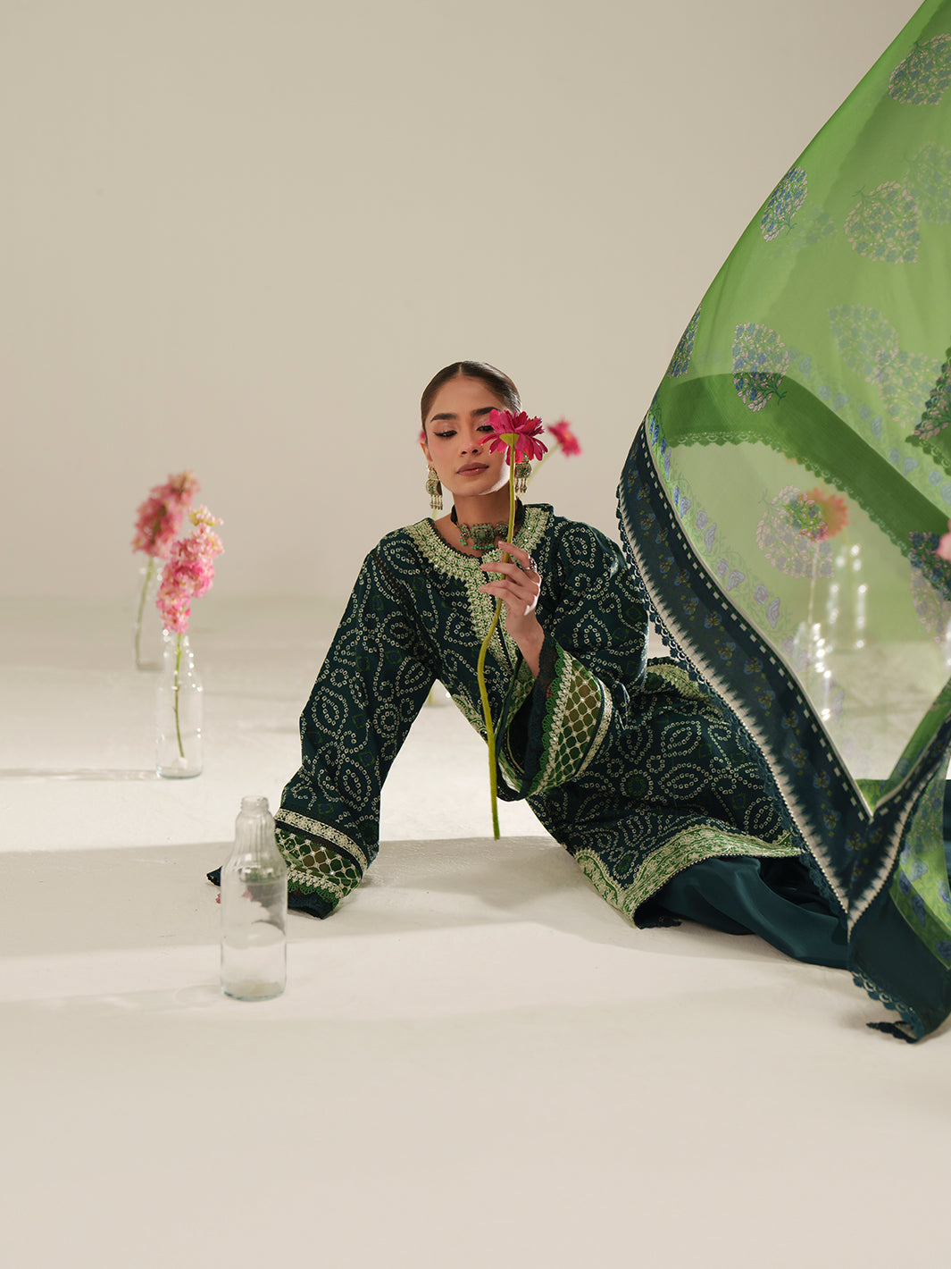 Bin Ilyas | Jojo Summer '26 | 87B | 3 PC Lawn - House Of Hania