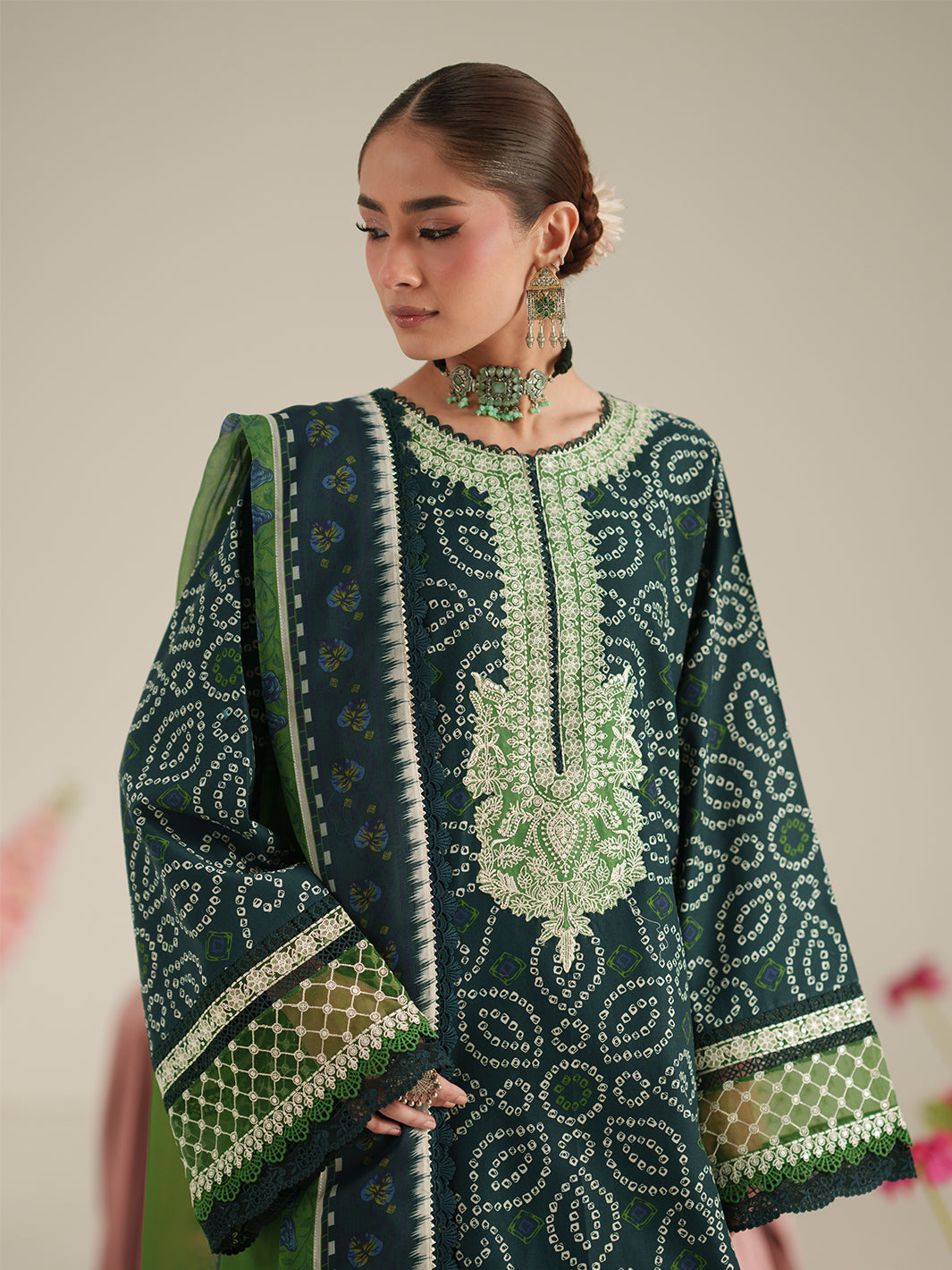 Bin Ilyas | Jojo Summer '26 | 87B | 3 PC Lawn - House Of Hania