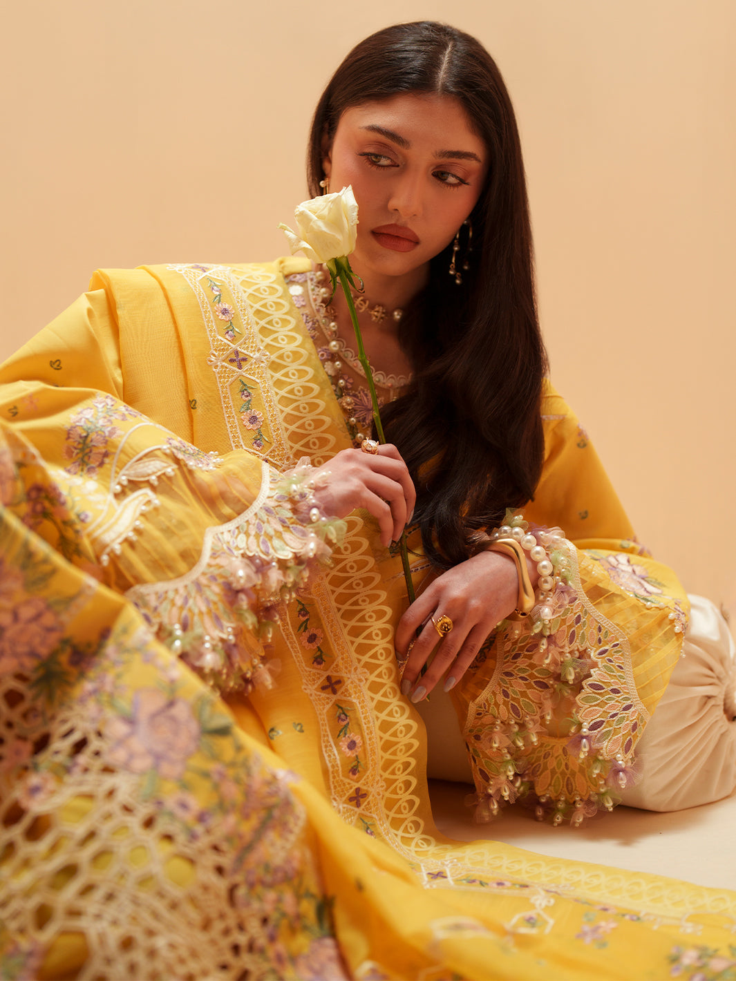 Bin Ilyas | Mashriq Luxury Lawn 26 | D-111-A - House Of Hania