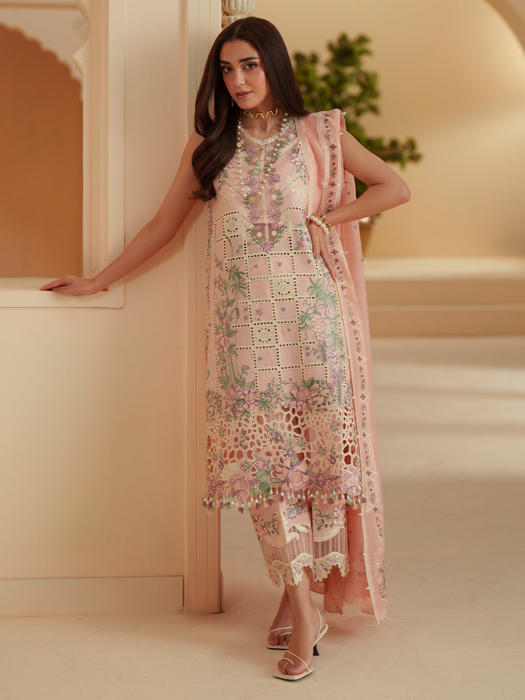 Bin Ilyas | Mashriq Luxury Lawn 26 | D-111-B - House Of Hania