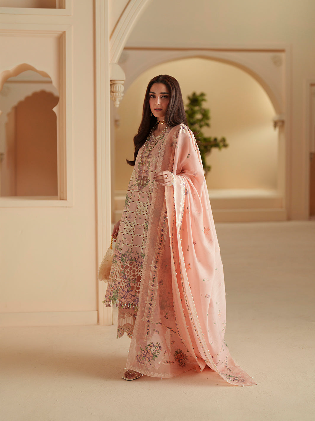Bin Ilyas | Mashriq Luxury Lawn 26 | D-111-B - House Of Hania