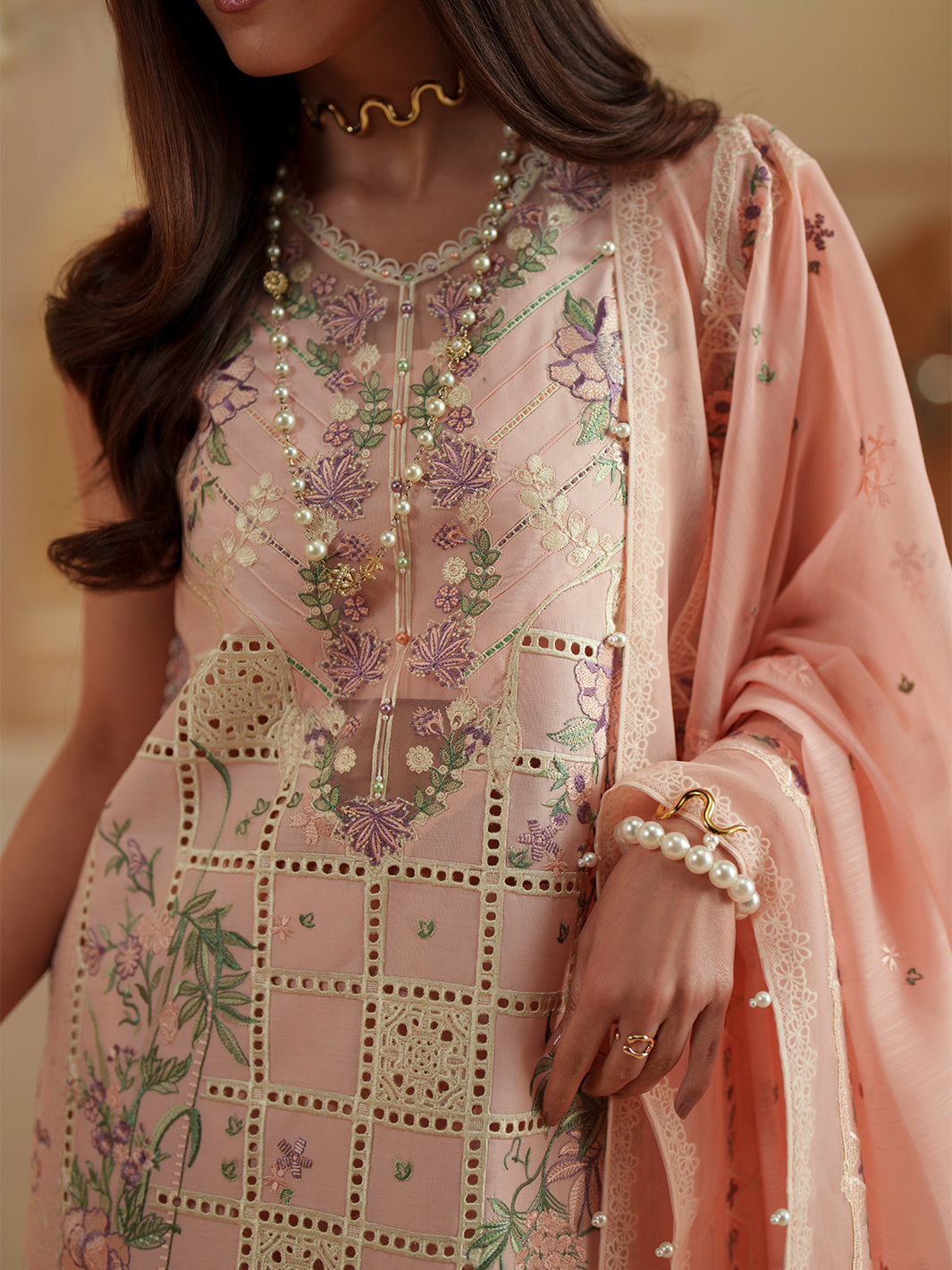 Bin Ilyas | Mashriq Luxury Lawn 26 | D-111-B - House Of Hania