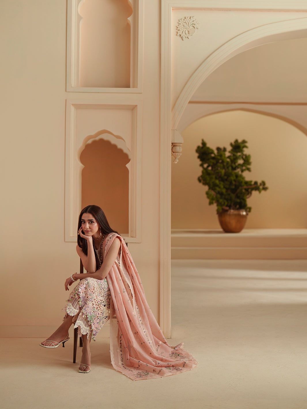 Bin Ilyas | Mashriq Luxury Lawn 26 | D-111-B - House Of Hania