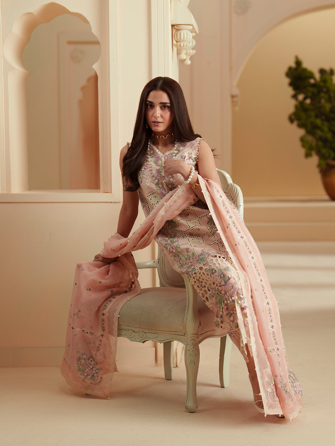 Bin Ilyas | Mashriq Luxury Lawn 26 | D-111-B - House Of Hania