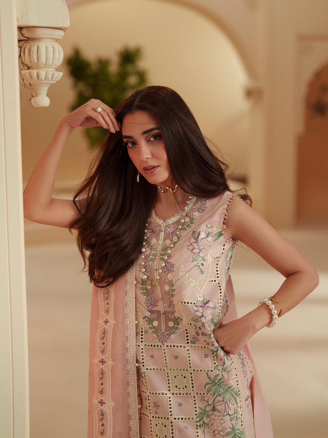 Bin Ilyas | Mashriq Luxury Lawn 26 | D-111-B - House Of Hania