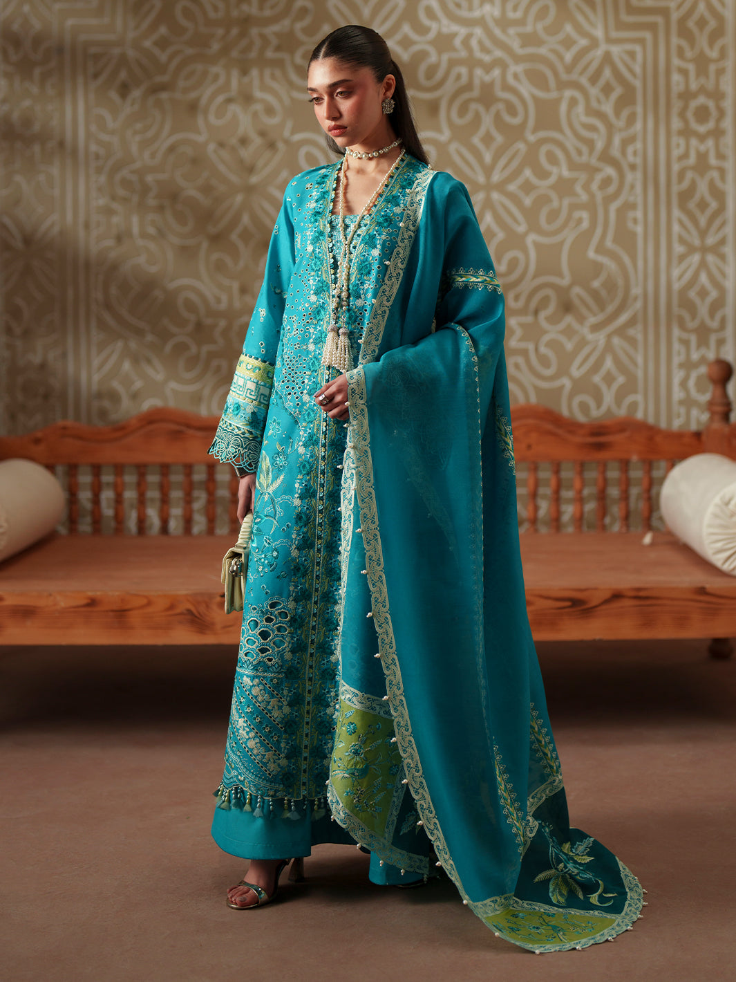 Bin Ilyas | Mashriq Luxury Lawn 26 | D-116-B - House Of Hania