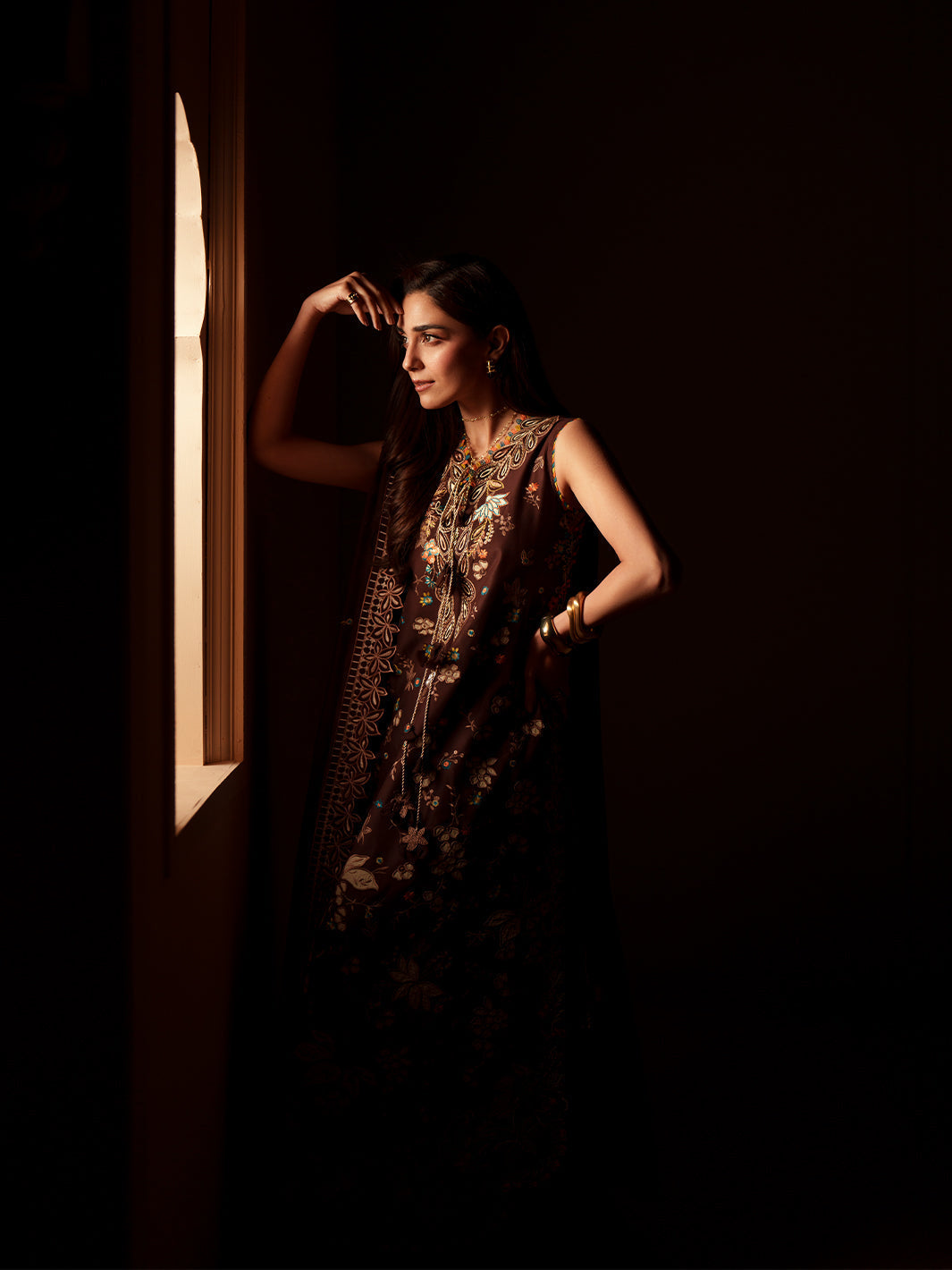 Bin Ilyas | Mashriq Luxury Lawn 26 | D-117-B - House Of Hania