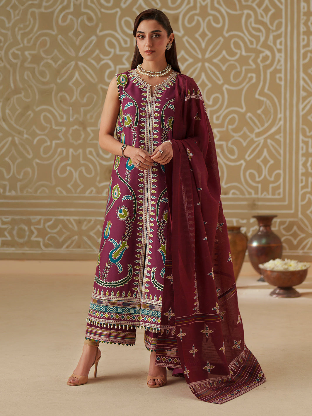 Bin Ilyas | Mashriq Luxury Lawn 26 | D-118-A - House Of Hania