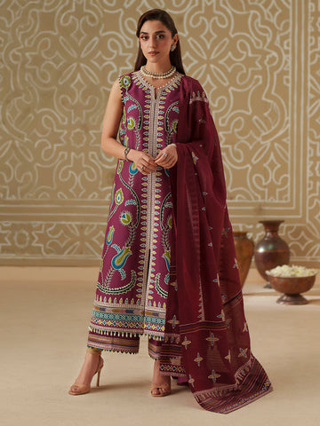 Bin Ilyas | Mashriq Luxury Lawn 26 | D-118-A - House Of Hania