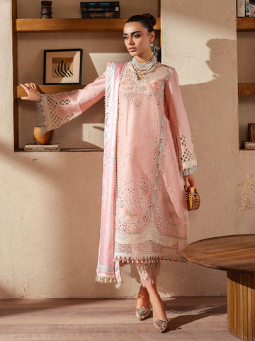 Bin Ilyas | Mehroze Luxury Lawn 25 | 91 - B - House Of Hania