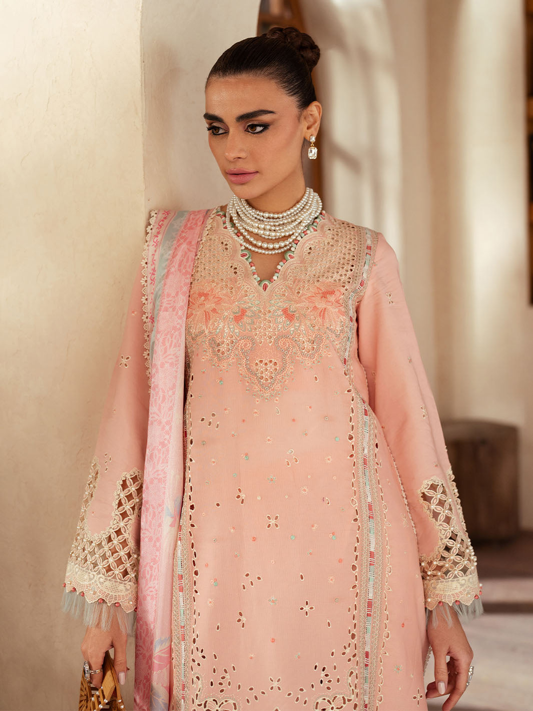 Bin Ilyas | Mehroze Luxury Lawn 25 | 91 - B - House Of Hania