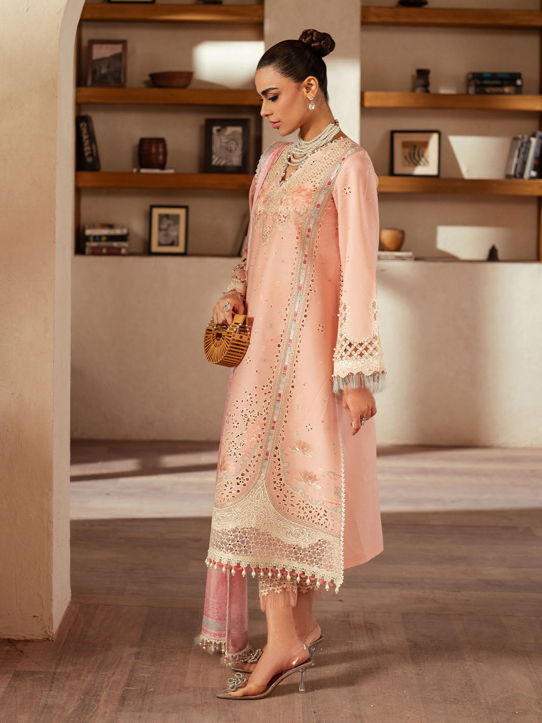 Bin Ilyas | Mehroze Luxury Lawn 25 | 91 - B - House Of Hania