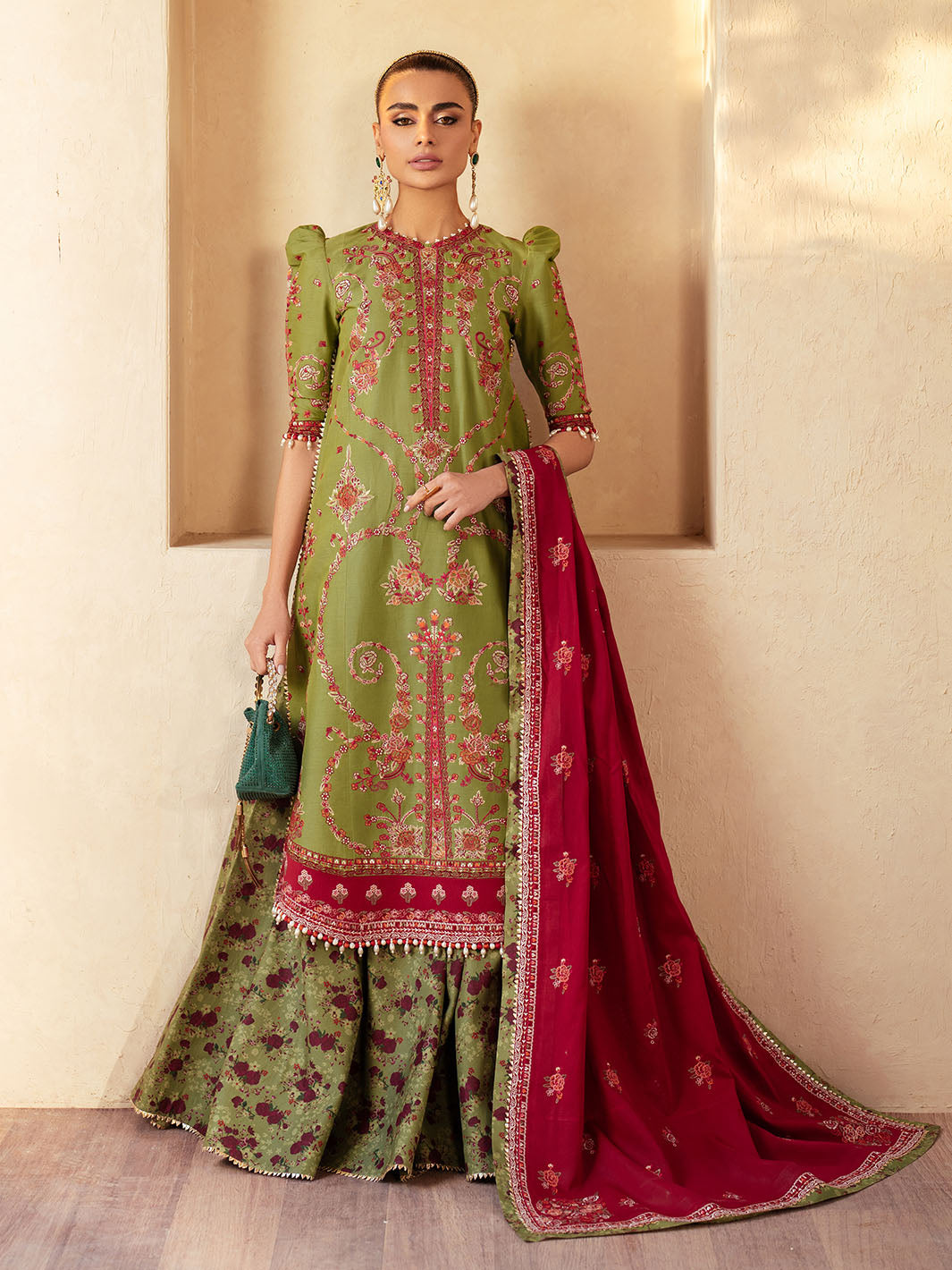 Bin Ilyas | Mehroze Luxury Lawn 25 | 93 - B - House Of Hania
