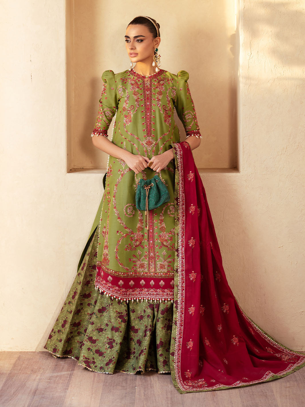 Bin Ilyas | Mehroze Luxury Lawn 25 | 93 - B - House Of Hania
