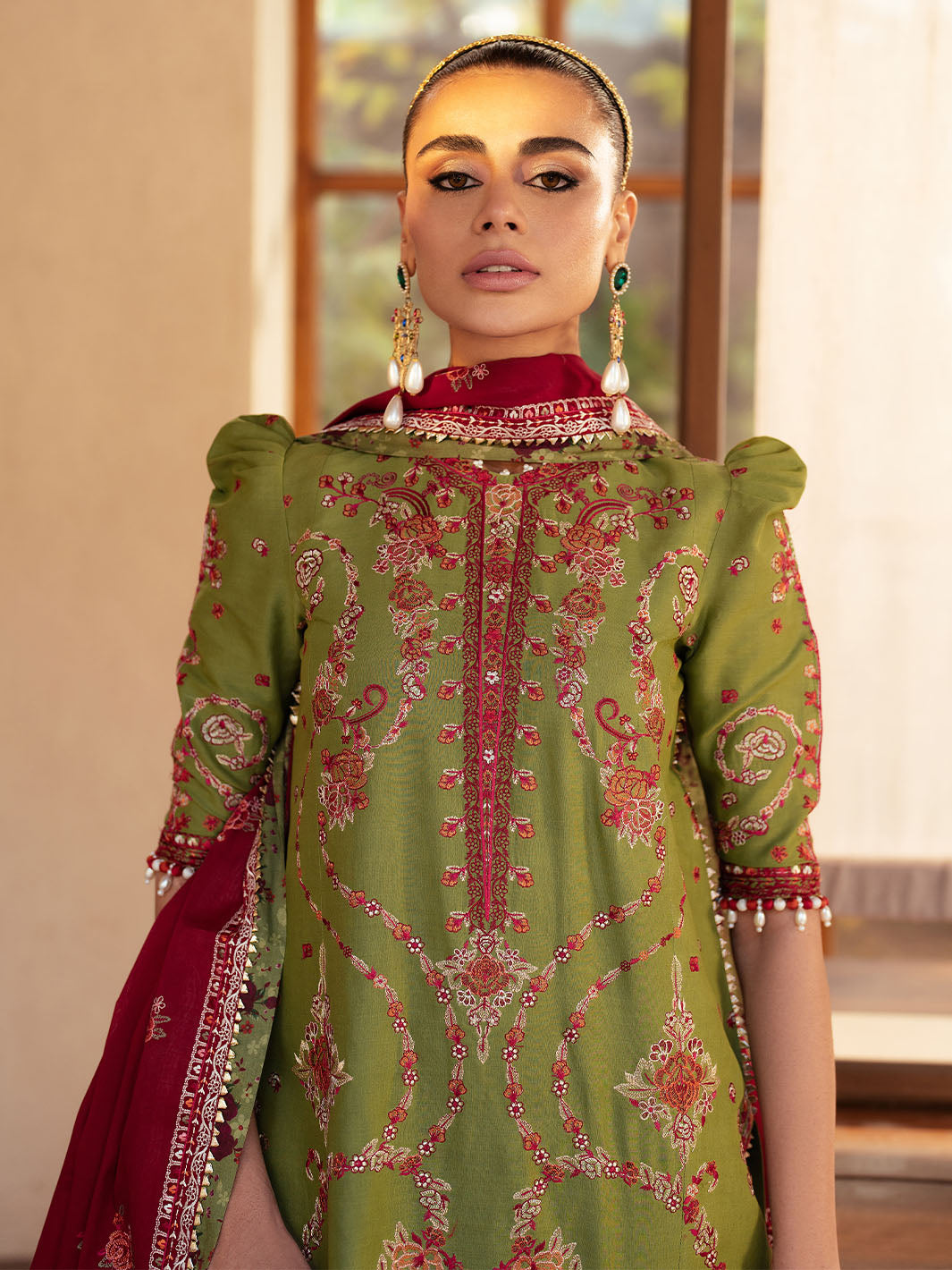 Bin Ilyas | Mehroze Luxury Lawn 25 | 93 - B - House Of Hania
