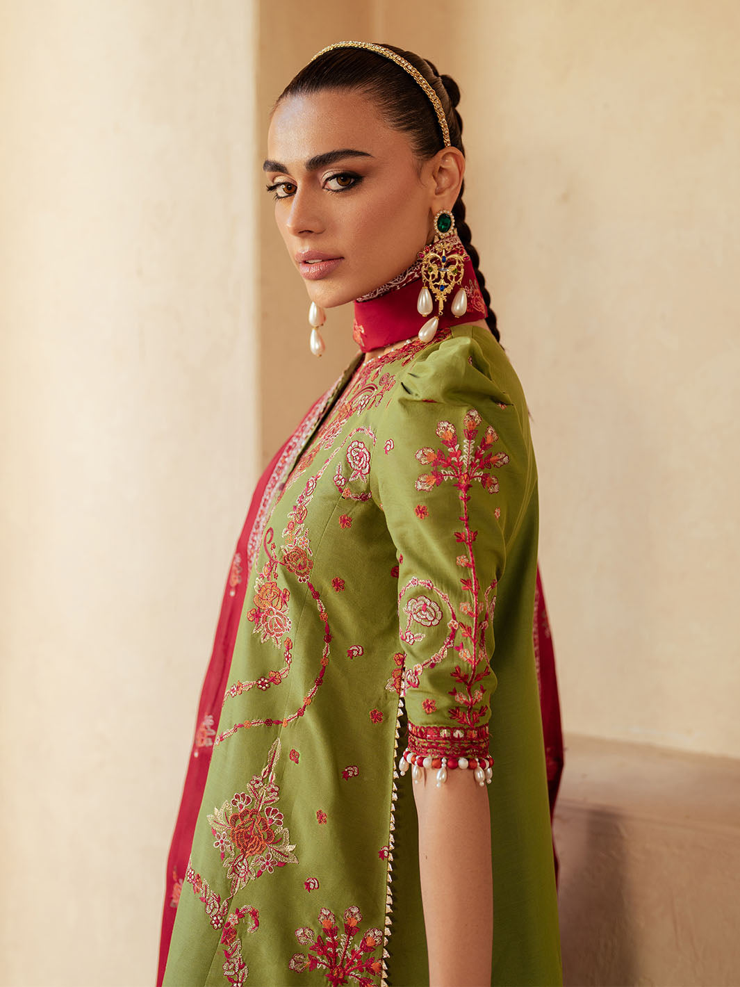 Bin Ilyas | Mehroze Luxury Lawn 25 | 93 - B - House Of Hania