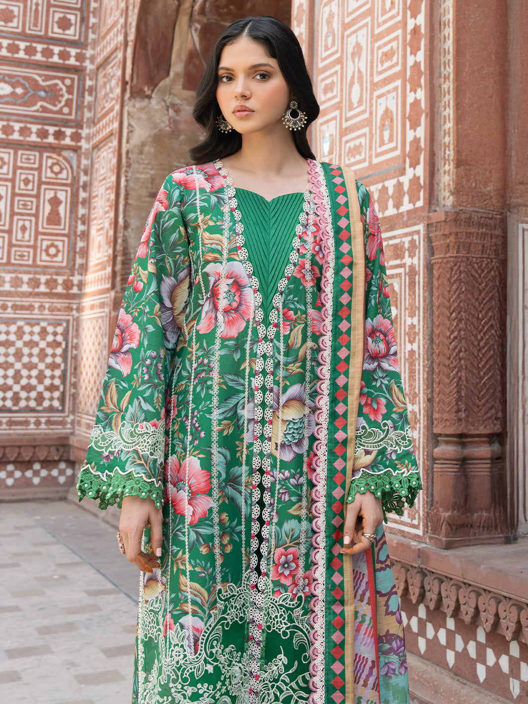 Bin Ilyas | Naqsh Naaz Luxury Lawn 25 | 2085 - D - House Of Hania