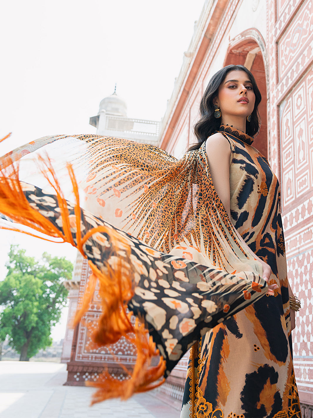 Bin Ilyas | Naqsh Naaz Luxury Lawn 25 | 2086 - B - House Of Hania