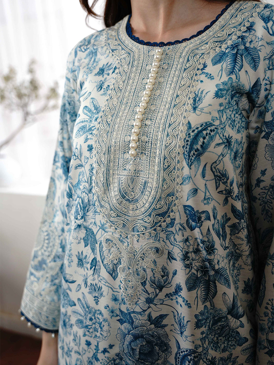 Bin Ilyas | Noura Viscose 24 | 74-A - House Of Hania