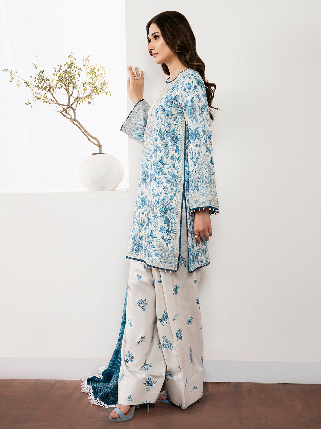 Bin Ilyas | Noura Viscose 24 | 74-A - House Of Hania