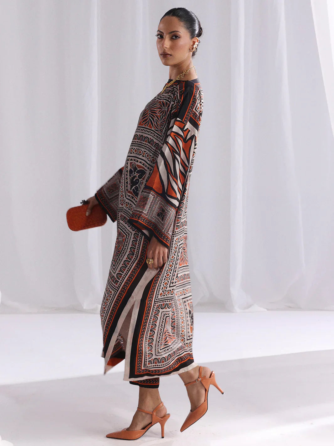 Bin ilyas | Co ords Summer 25 | 30081 | 2 PC Pret - House Of Hania