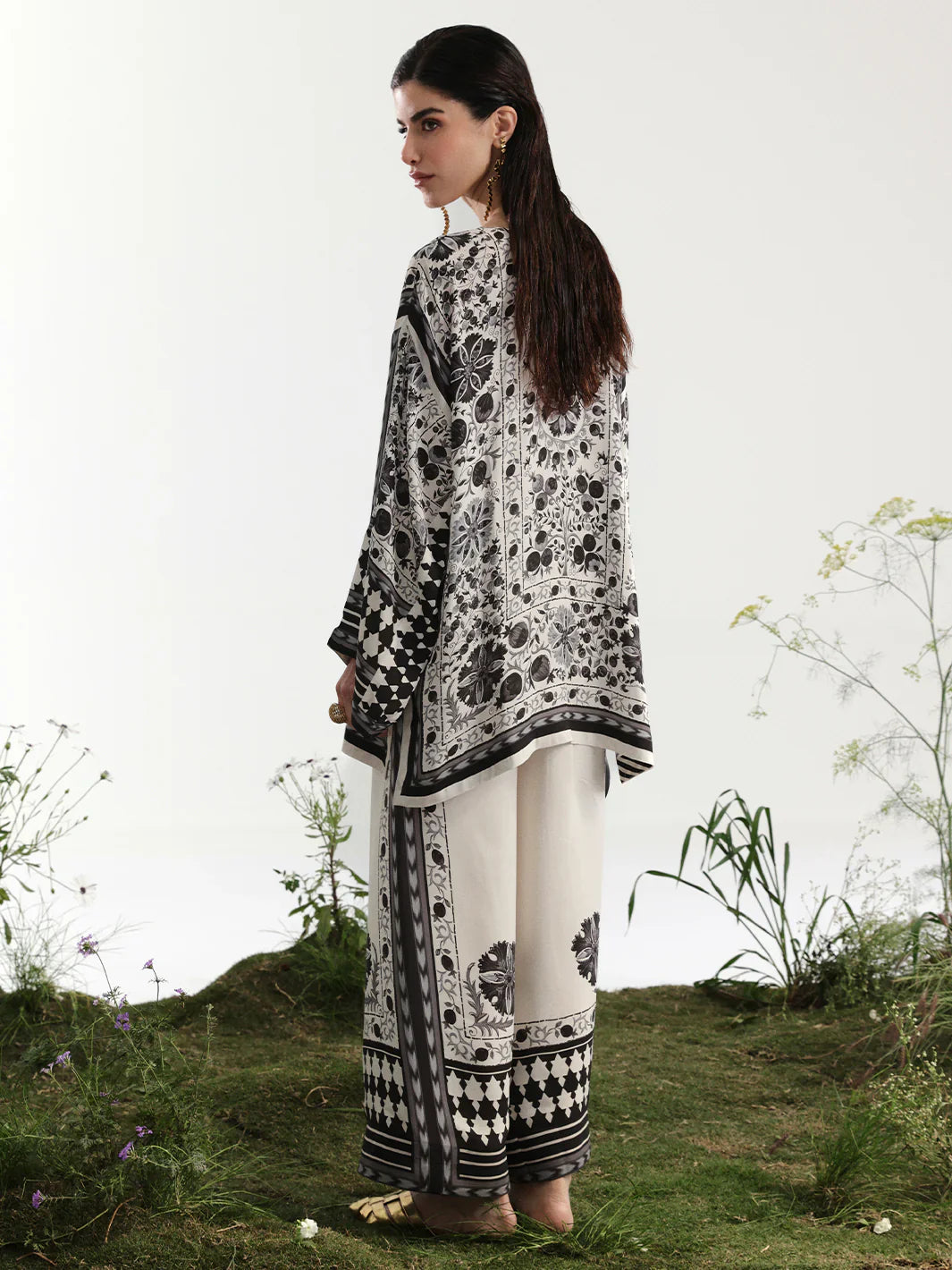 Bin ilyas | Co ords Summer 25 | 30082 | 2 PC Pret - House Of Hania