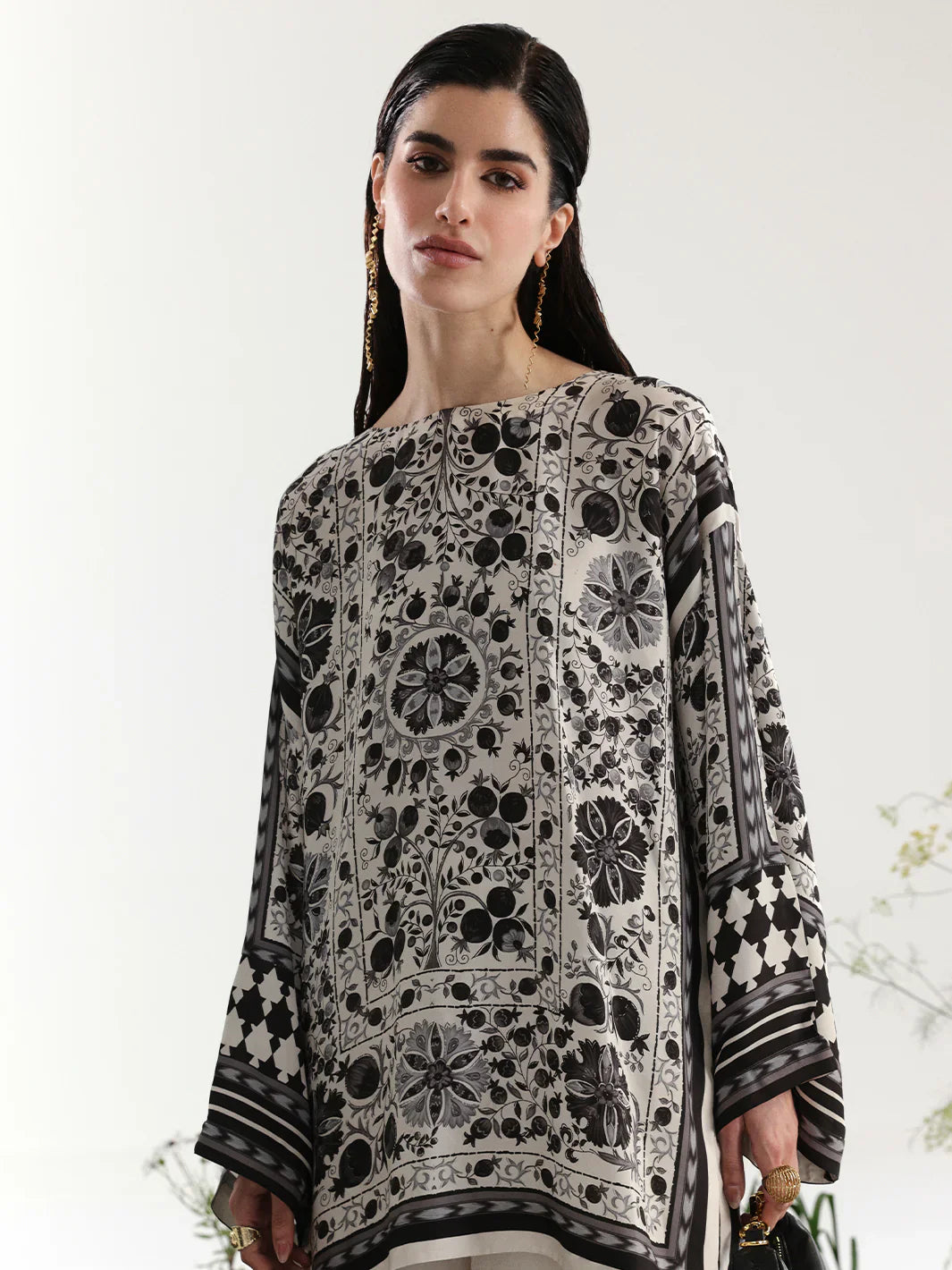 Bin ilyas | Co ords Summer 25 | 30082 | 2 PC Pret - House Of Hania