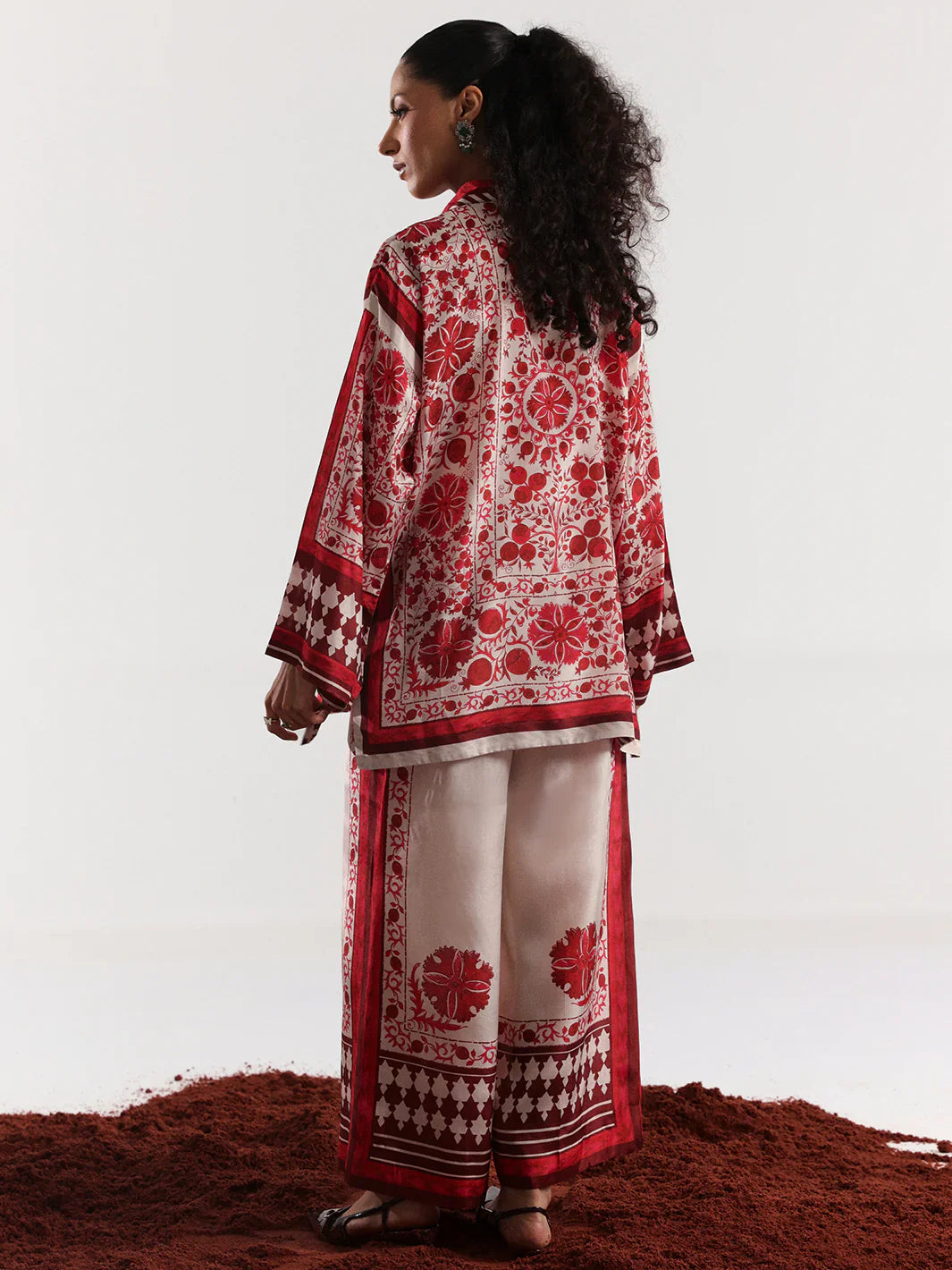 Bin ilyas | Co ords Summer 25 | 30083 | 2 PC Pret - House Of Hania