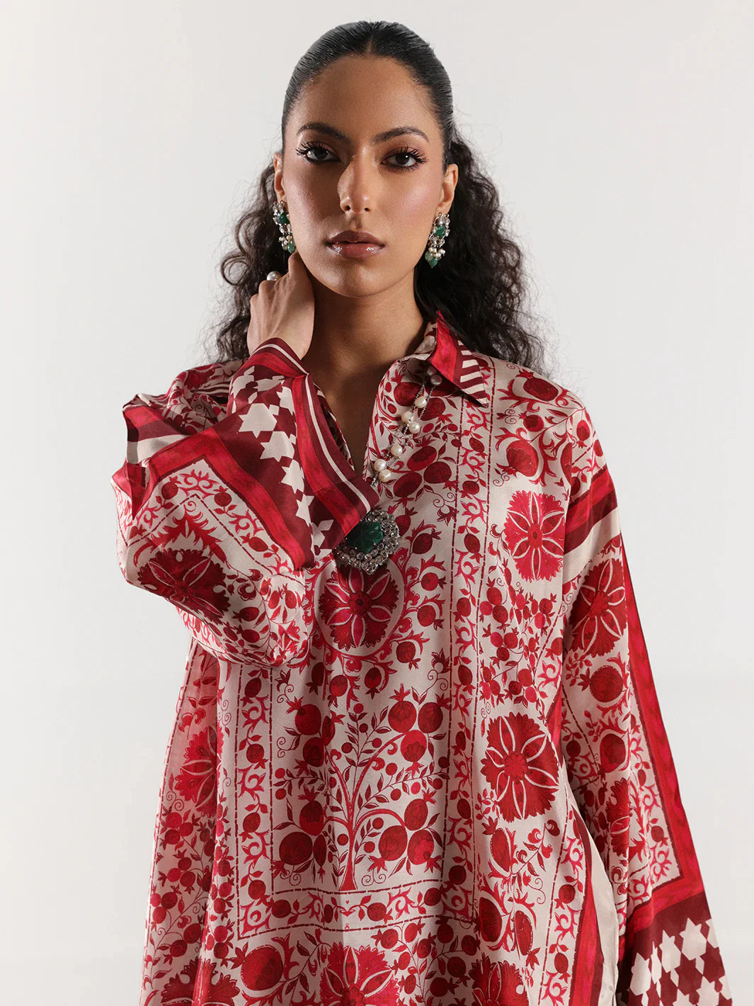 Bin ilyas | Co ords Summer 25 | 30083 | 2 PC Pret - House Of Hania