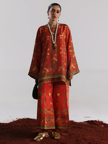 Bin ilyas | Co ords Summer 25 | 30084 | 2 PC Pret - House Of Hania