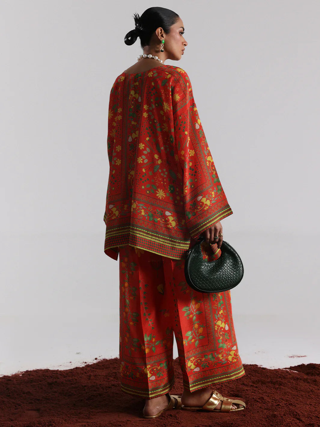 Bin ilyas | Co ords Summer 25 | 30084 | 2 PC Pret - House Of Hania