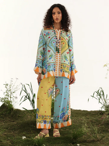 Bin ilyas | Co ords Summer 25 | 30085 | 2 PC Pret - House Of Hania