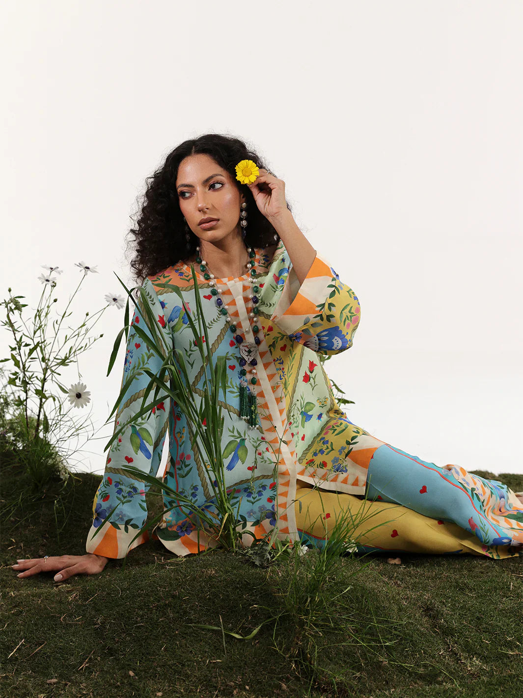 Bin ilyas | Co ords Summer 25 | 30085 | 2 PC Pret - House Of Hania