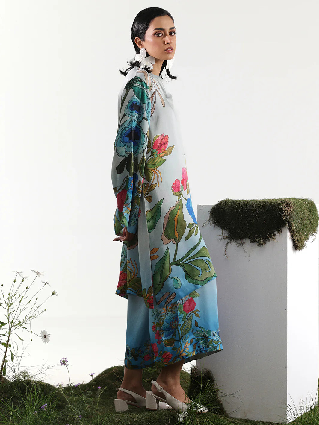 Bin ilyas | Co ords Summer 25 | 30086 | 2 PC Pret - House Of Hania